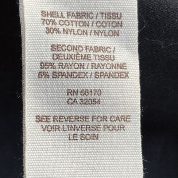 Free People Size 8 Black Cotton Moto Motorcycle Jacket Coat - Picture 7 of 9